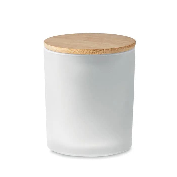 Kerze im Glas 200 g - KEOPS MEDIUM - Weiß