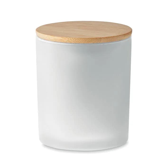 Kerze im Glas 280 g - KEOPS LARGE - Weiß