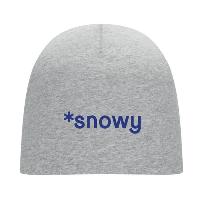 Unisex-Beanie Baumwolle - LIGHTY - Grau