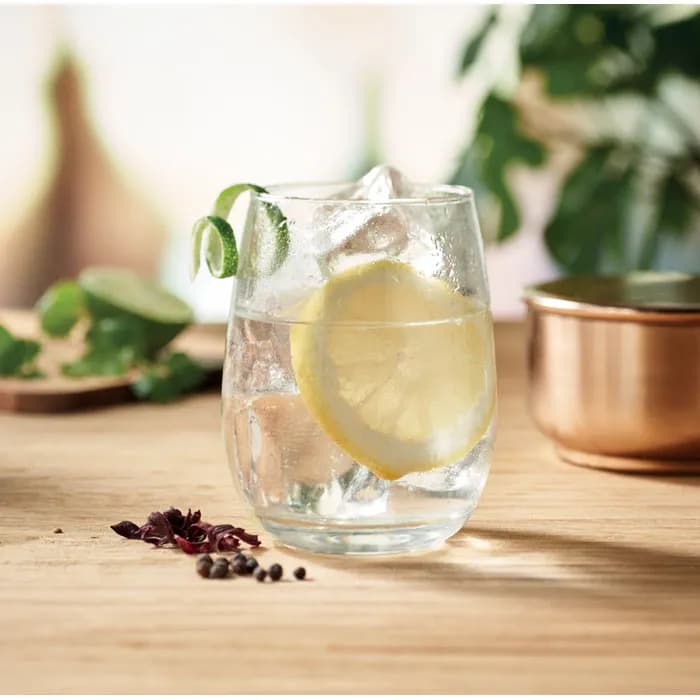 Recyceltes Glas 420 ml - DILLY - Transparent