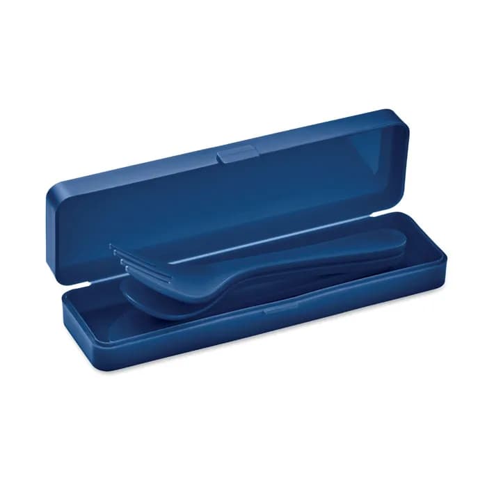 Besteck-Set PP - RIGATA - Blau