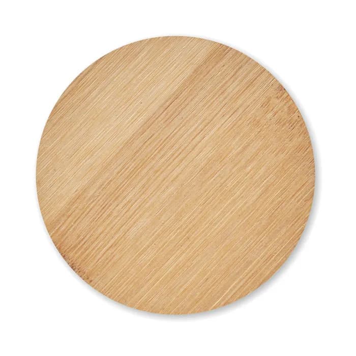 Kerze mit Halter 160 g - GIZA - Holz