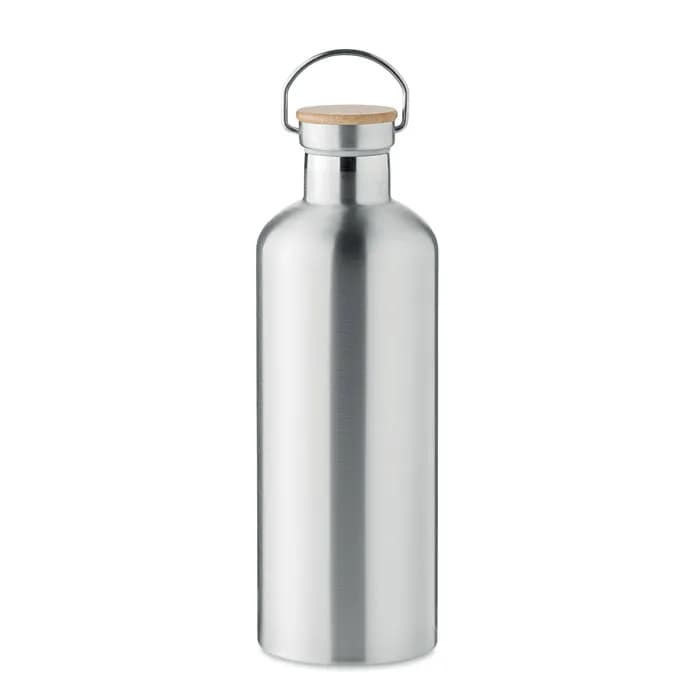 Isolierflasche 1,5L - HELSINKI EXTRA - Mattsilber