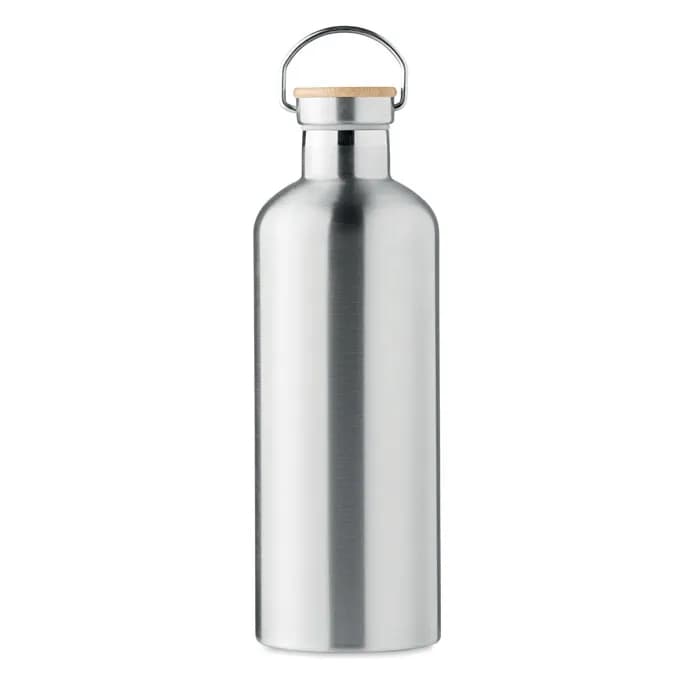 Isolierflasche 1,5L - HELSINKI EXTRA - Mattsilber