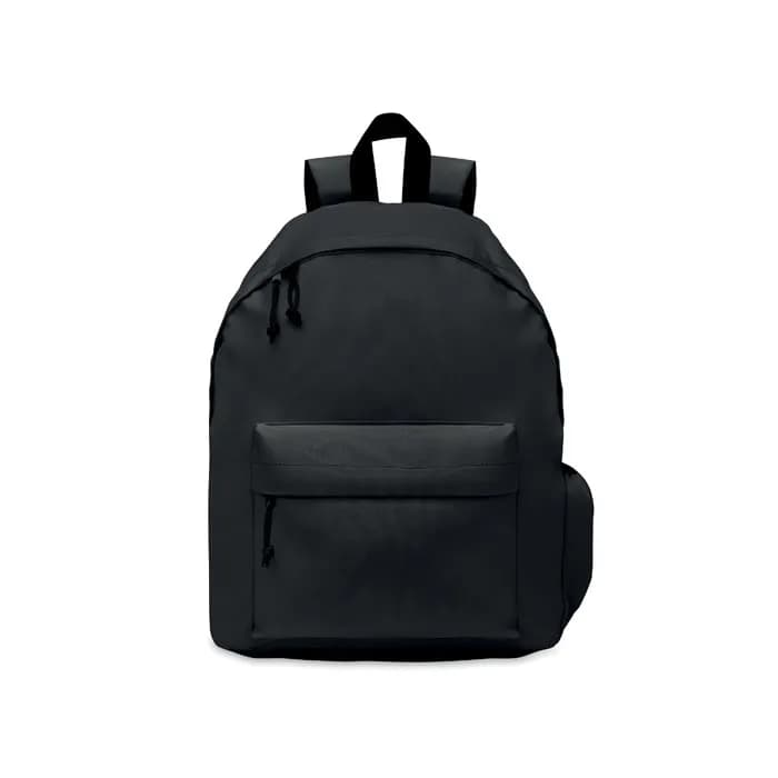 Rucksack 600D RPET-Polyester - BAPAL+ - Schwarz