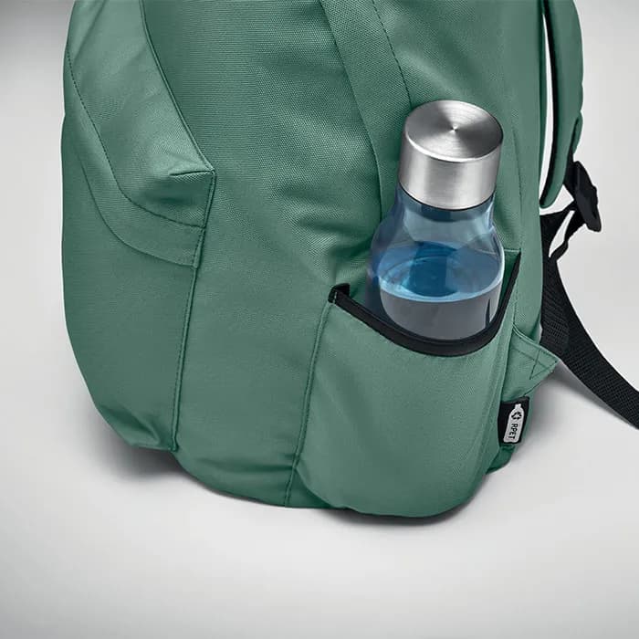 Rucksack 600D RPET-Polyester - BAPAL+ - Dunkelgrün