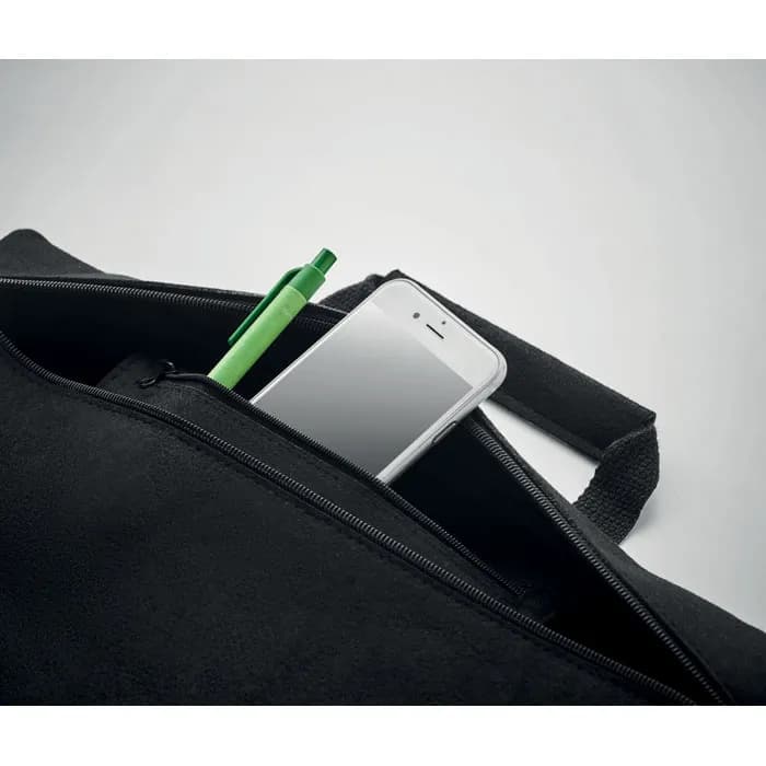 Laptop Tasche RPET-Filz - TAPLA - Schwarz