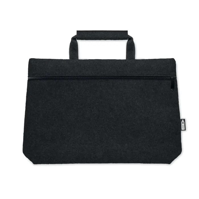 Laptop Tasche RPET-Filz - TAPLA - Schwarz
