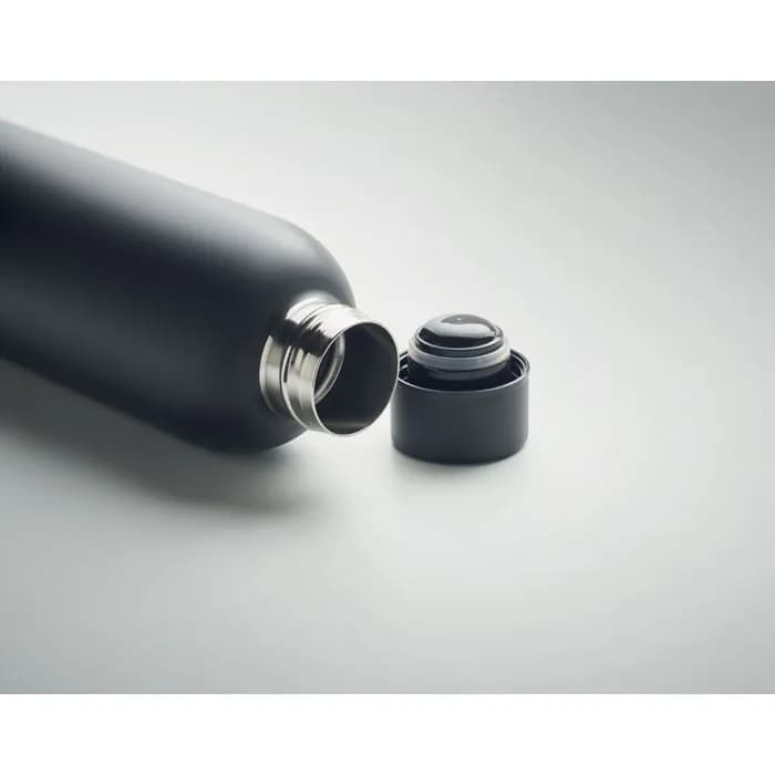 Trinkflasche Edelstahl 500 ml - ATHENA - Schwarz