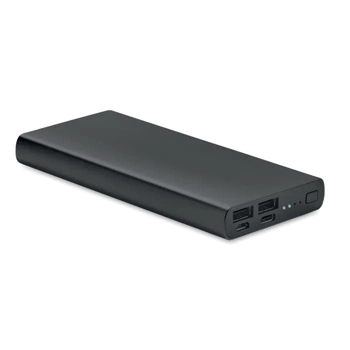 Powerbank 10000 mAh - POWERFLAT 10C - Schwarz