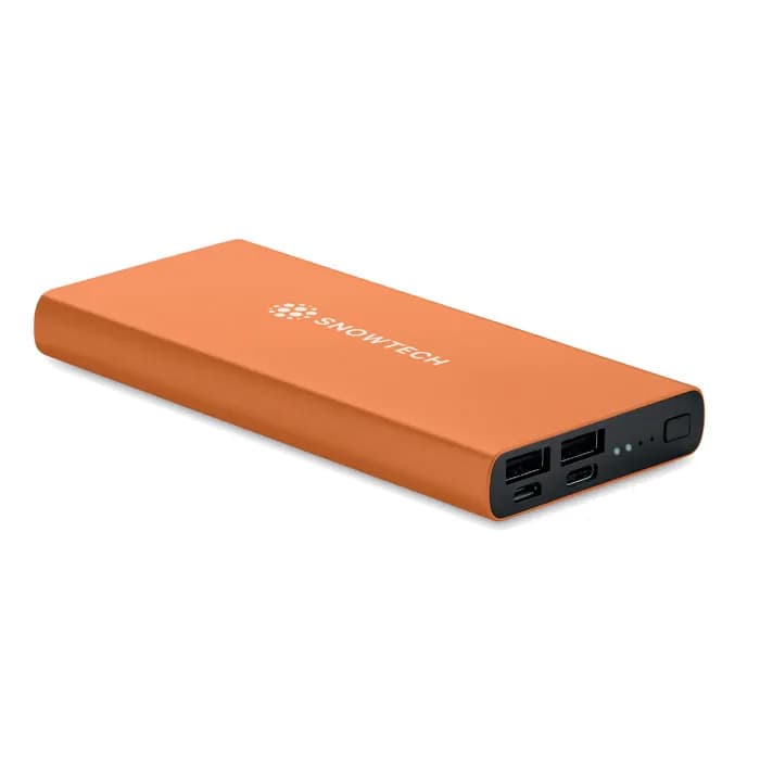 Powerbank 10000 mAh - POWERFLAT 10C - Orange