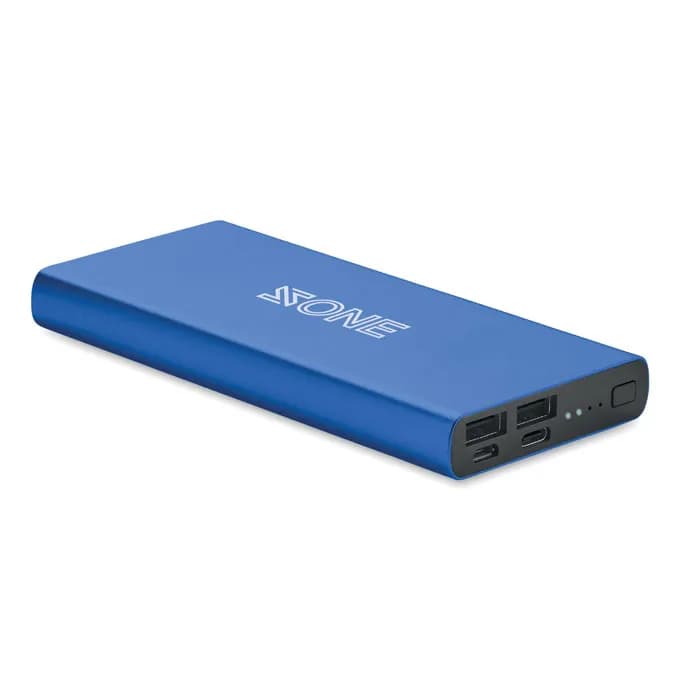 Powerbank 10000 mAh - POWERFLAT 10C - Königsblau