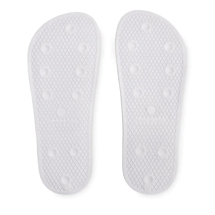 Badeschlappen Größe 36/37 - KOLAM - Weiß