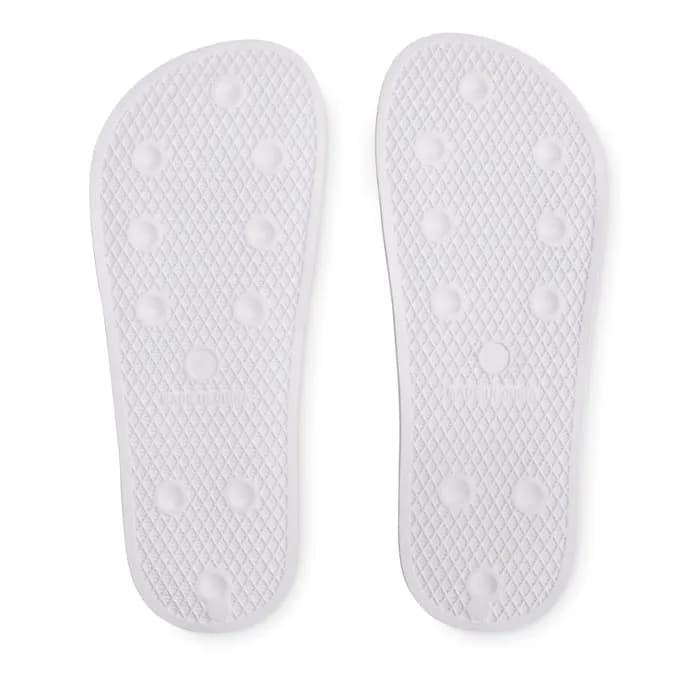 Badeschlappen Größe 42/43 - KOLAM - Weiß