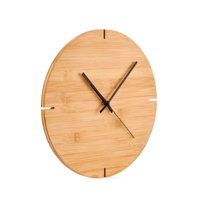 Wanduhr Bambus - ESFERE - Holz