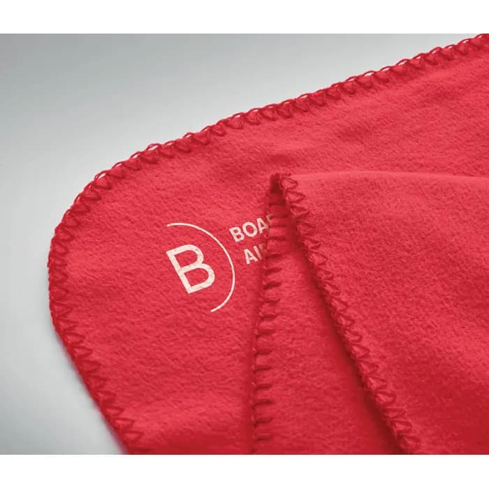 RPET-Polar Fleece-Decke - BOGDA - Rot