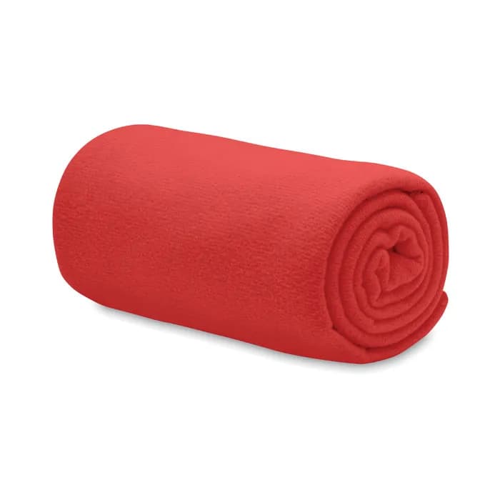 RPET-Polar Fleece-Decke - BOGDA - Rot