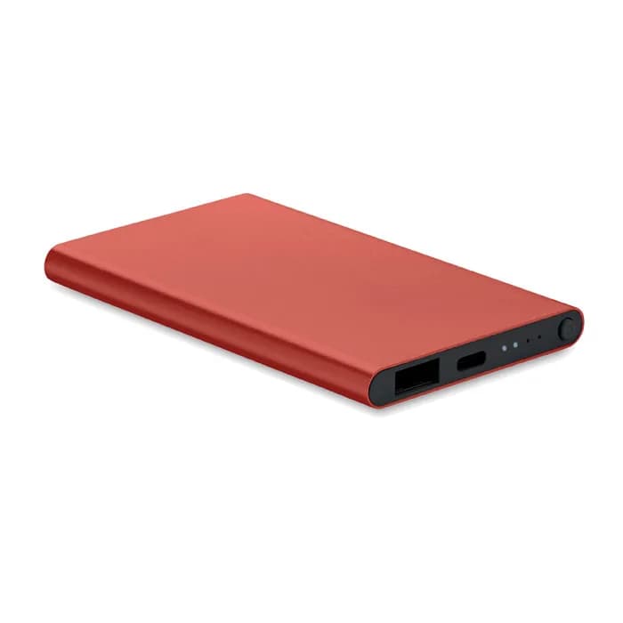 4000mAh Powerbank Typ C - POWERFLAT C - Bordeaux