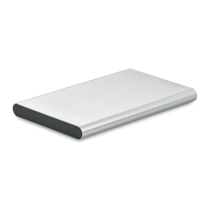 4000mAh Powerbank Typ C - POWERFLAT C - Mattsilber