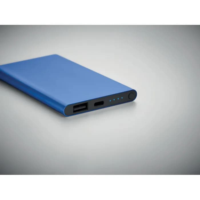4000mAh Powerbank Typ C - POWERFLAT C - Königsblau
