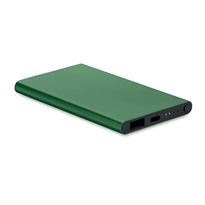 4000mAh Powerbank Typ C - POWERFLAT C - Dunkelgrün