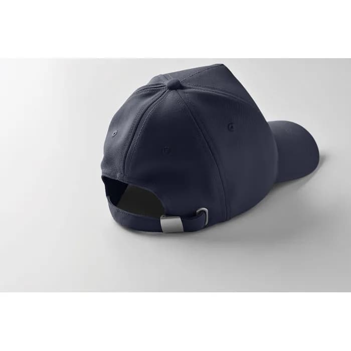RPET CAP 5 PANELS 210G/M² - SENGA - Blau
