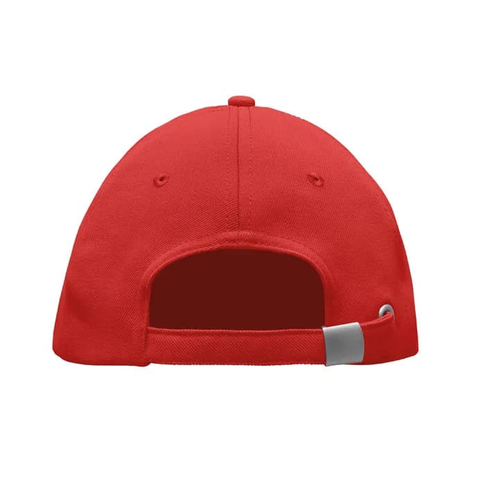 RPET CAP 5 PANELS 210G/M² - SENGA - Rot