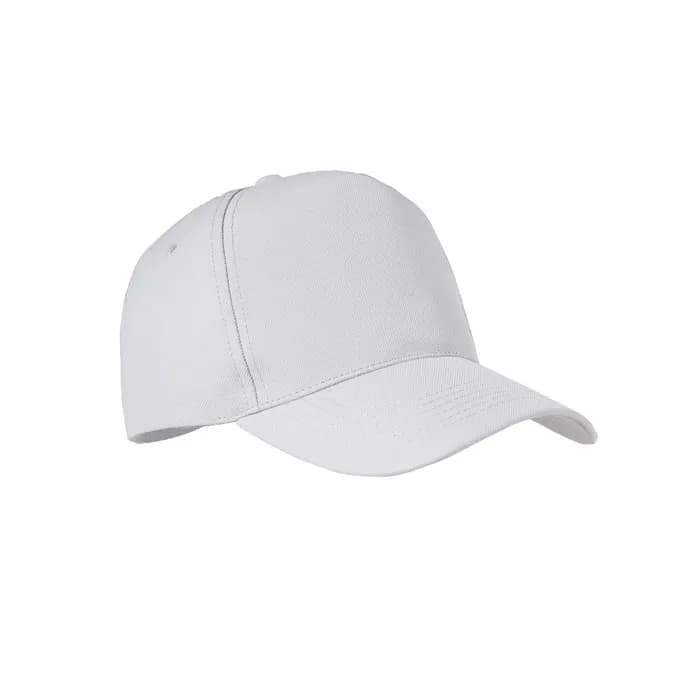 RPET CAP 5 PANELS 210G/M² - SENGA - Weiß