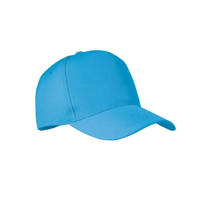 RPET CAP 5 PANELS 210G/M² - SENGA - Türkis