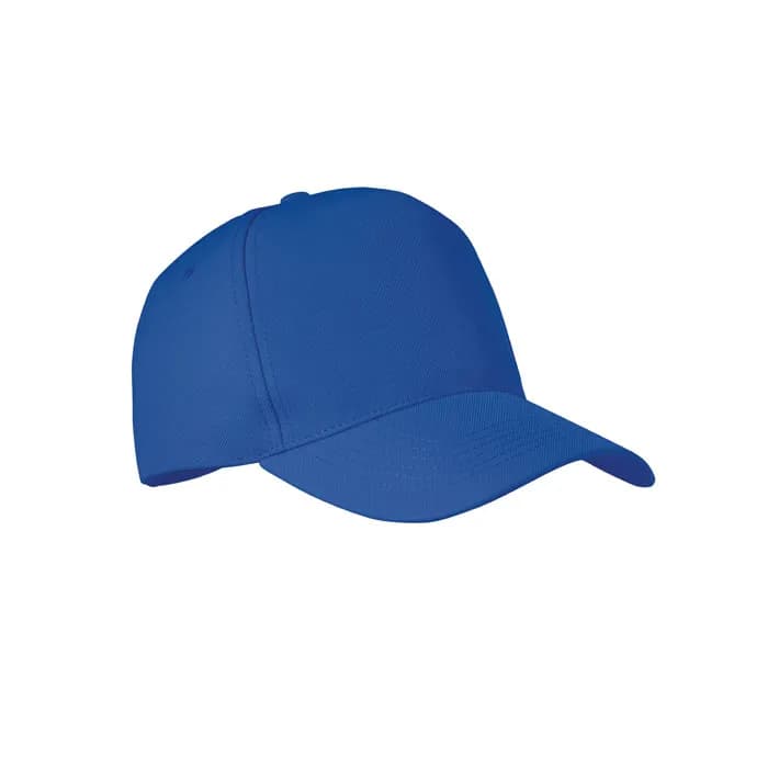 RPET CAP 5 PANELS 210G/M² - SENGA - Königsblau