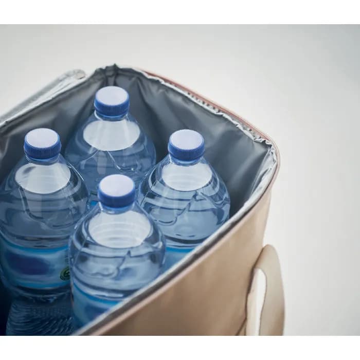 Große Kühltasche Canvas - KECIL LARGE - Beige