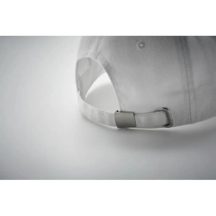 BASEBALL CAP 5 PANELS 260G/M² - LONG BEACH SINGA - Weiß