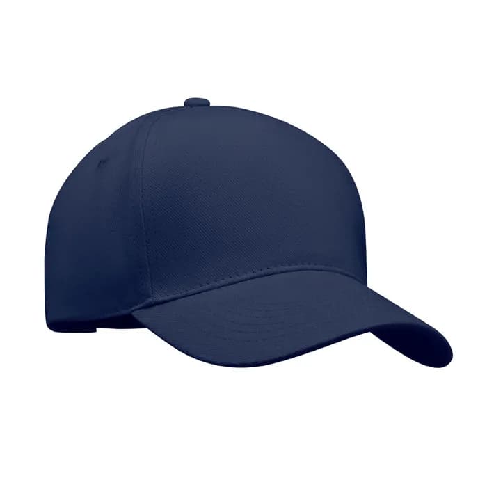 BASEBALL CAP 5 PANELS 260G/M² - LONG BEACH SINGA - Marineblau