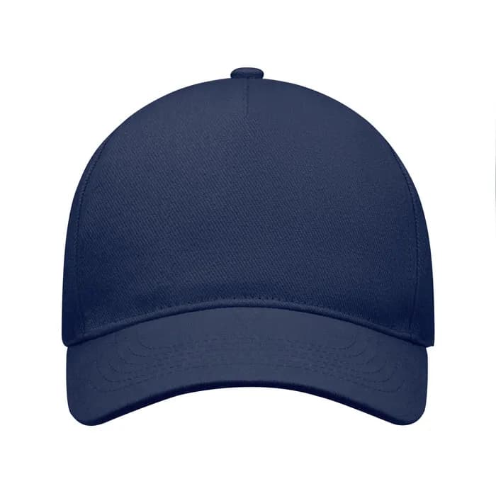 BASEBALL CAP 5 PANELS 260G/M² - LONG BEACH SINGA - Marineblau