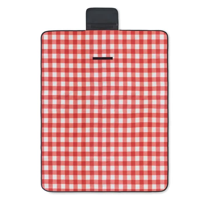 Picknick Decke RPET-Fleece - CALY - Rot