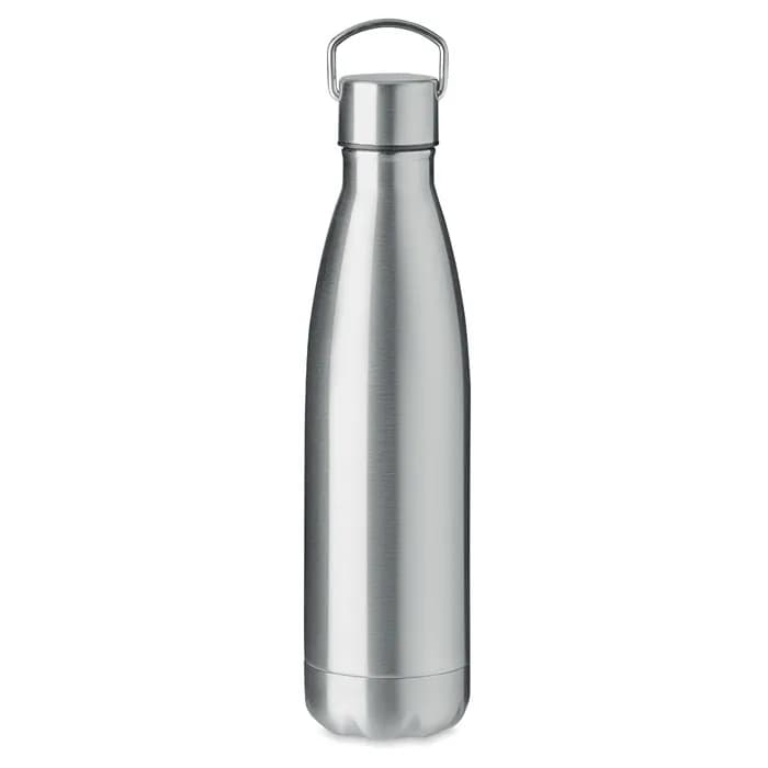 Doppelwandige Flasche 500ml - ARCTIC - Mattsilber