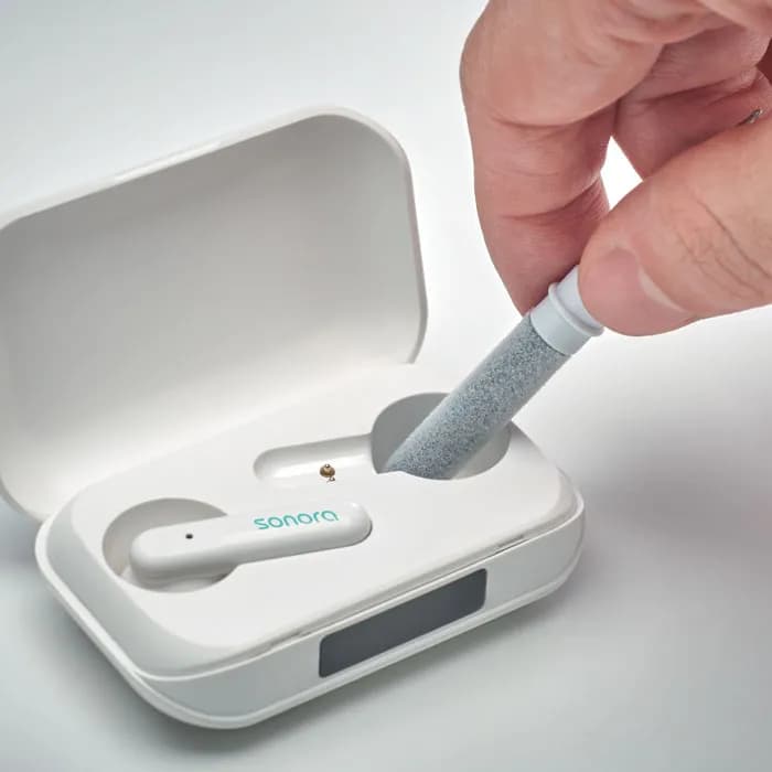 Kuli mit Reinigungs-Set - CLEANPEN - Schwarz