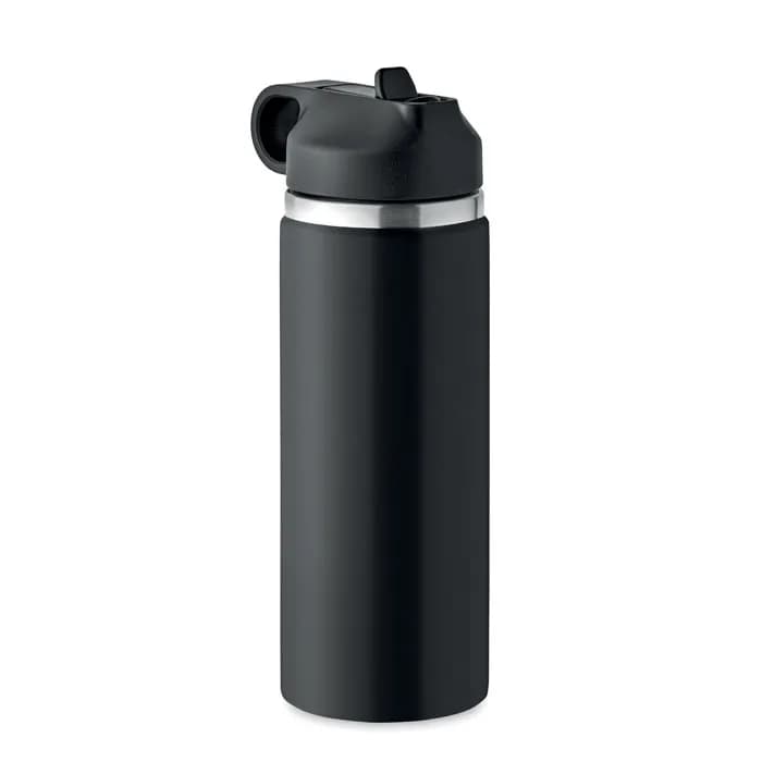 Doppelwandige Flasche 500 ml - IVALO - Schwarz