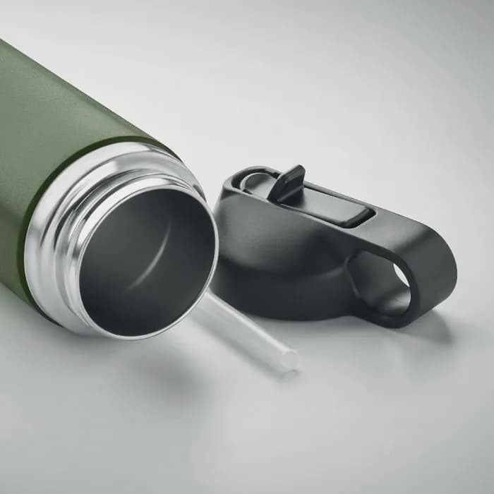 Doppelwandige Flasche 500 ml - IVALO - Dunkelgrün