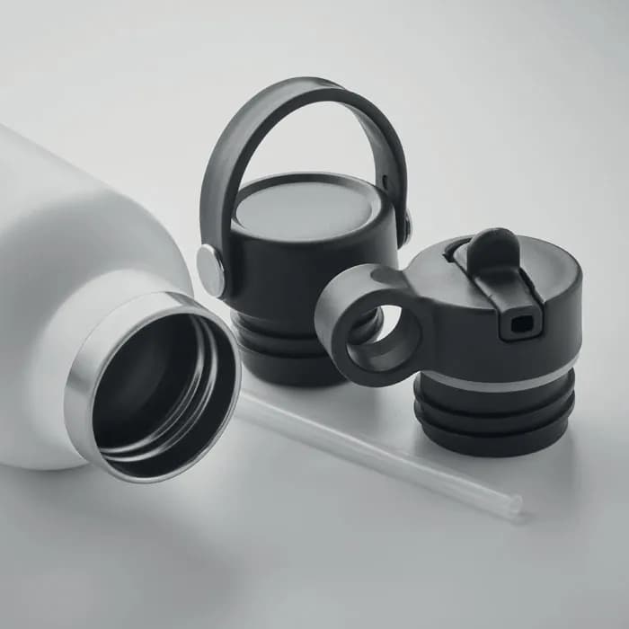 Doppelwandige Flasche 700 ml - BOALI - Weiß