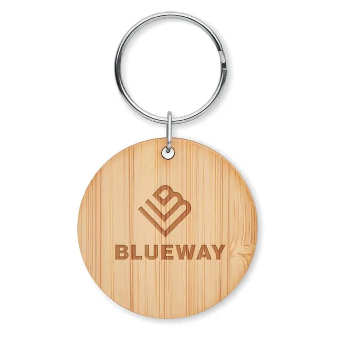 Schlüsselring Bambus, rund - ROUNDBOO - Holz