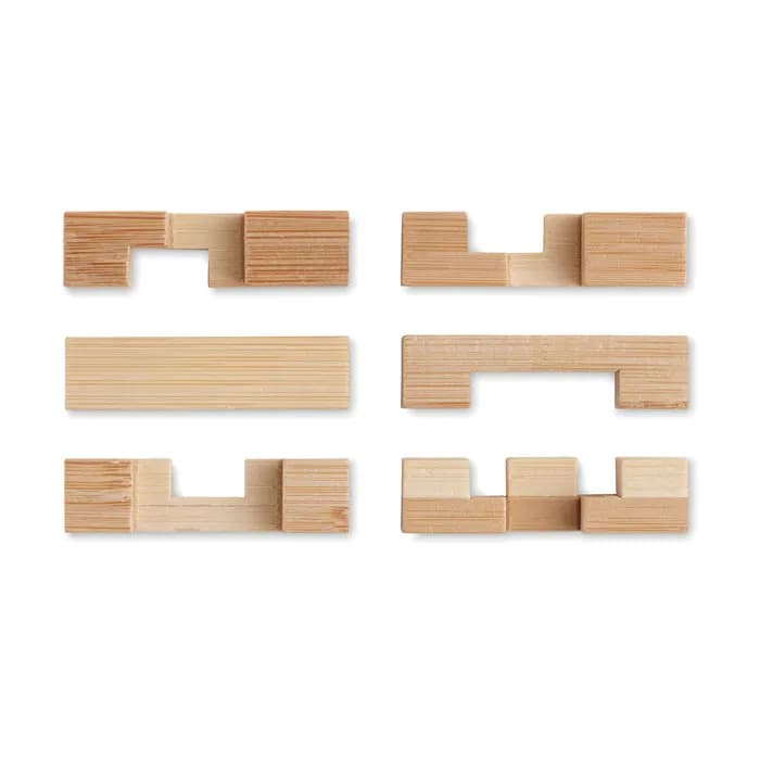 Holzpuzzle/Gehirnjogging Bambus - SQUARENATS - Holz