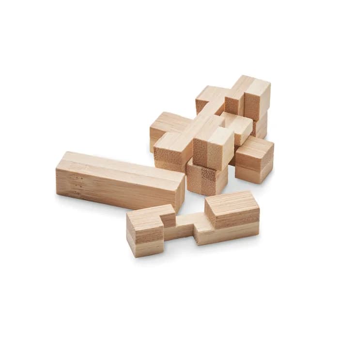 Holzpuzzle/Gehirnjogging Bambus - SQUARENATS - Holz
