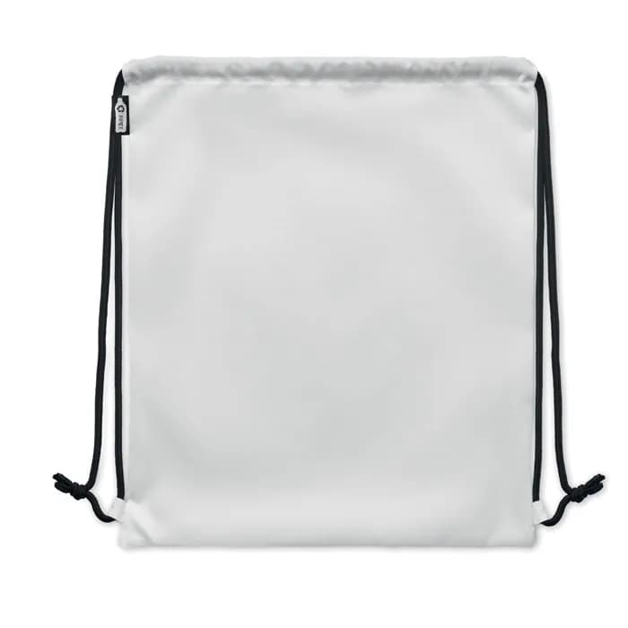 Großer Beutel mit Kordelzug - NIGHT - Weiß