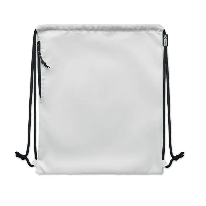 Großer Beutel mit Kordelzug - NIGHT - Weiß