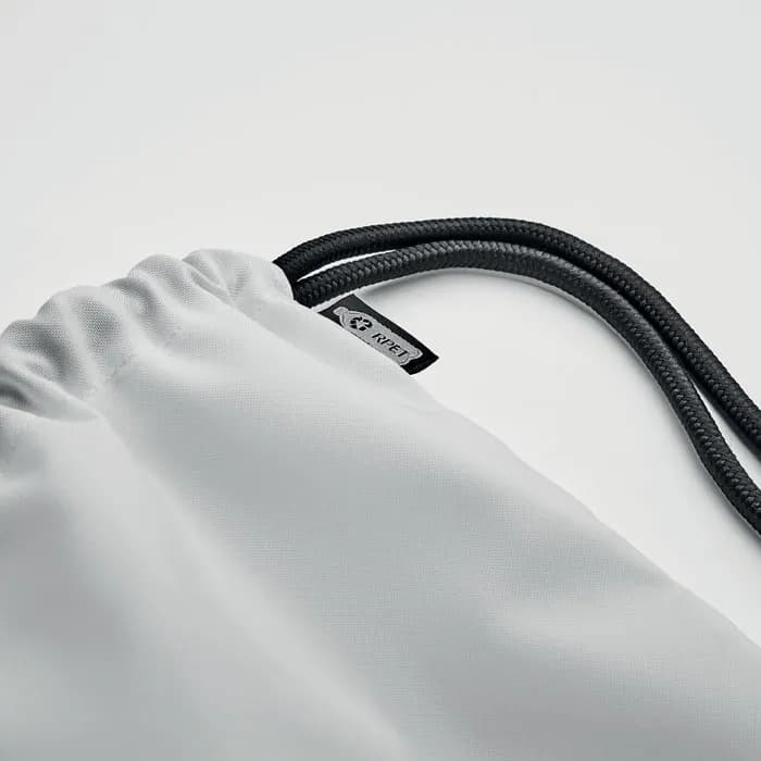 Großer Beutel mit Kordelzug - NIGHT - Weiß