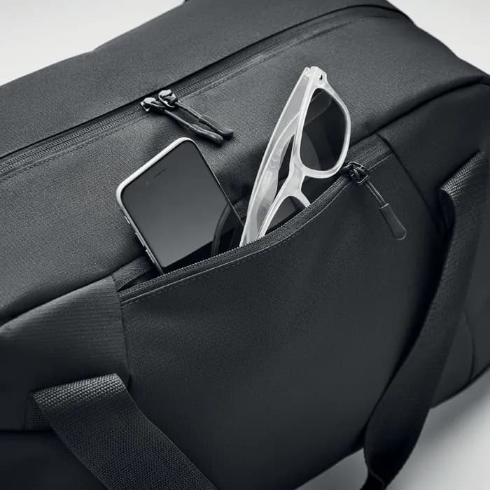 Sporttasche 300D Ripstop - GRENOBLE - Schwarz