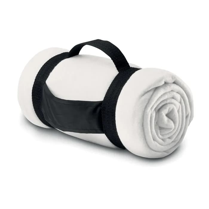 Fleece-Decke - STAVENGER - Weiß