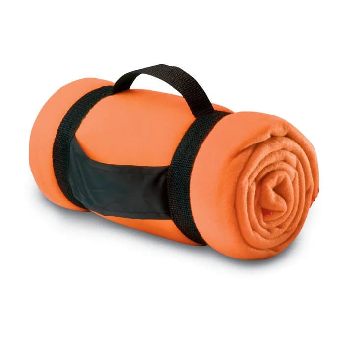 Fleece-Decke - STAVENGER - Orange