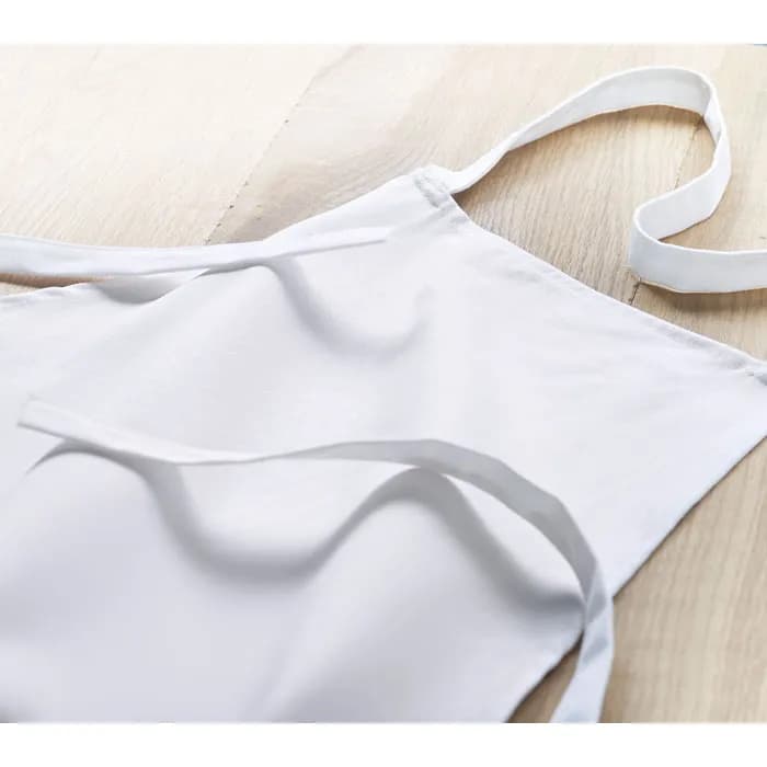 Küchenschürze aus Baumwolle - KITAB GLASGOW - Weiß